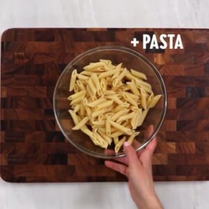 Cheesy Chickpea And Pesto Pasta Salad